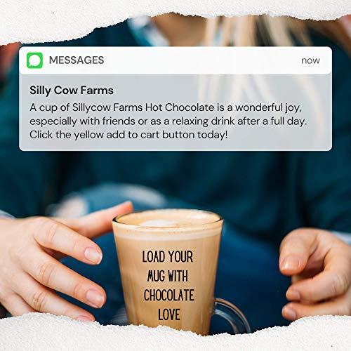 Silly Cow Farms SillyCow Farms Hot Chocolate Variety Pack - Marshmallow Swirl, Chocolate Chocolate, Chocolate Truffle, Chocolate Moo-Usse | Pure Cocoa Delight (16.9 oz Glass Jars Pack of 4)