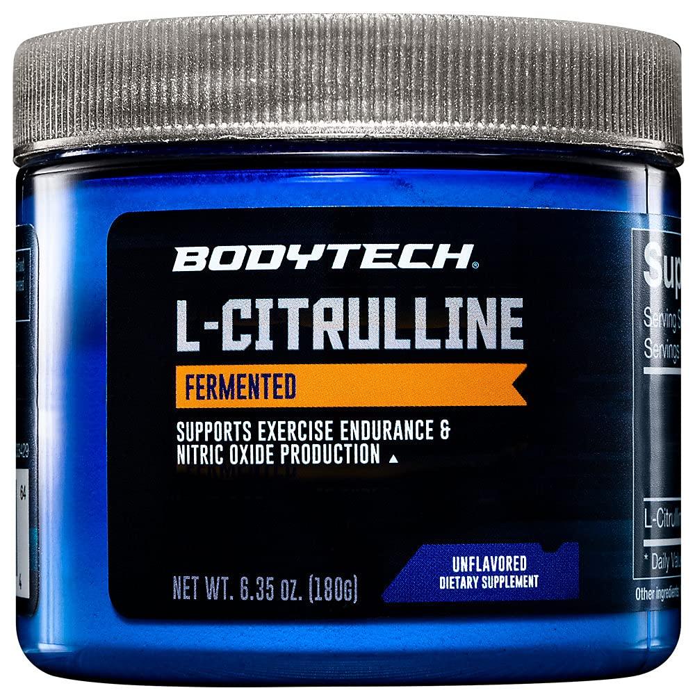 BODYTECH BODYTECH Fermented L-Citrulline 3000MG - Supports Exercise Endurance & Nitric Oxide Production (6.35 Ounce Powder)