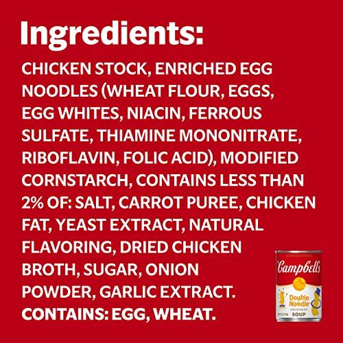 Campbell's Campbell's Condensed Kids Soup, Double Noodle Soup, 10.5 Ounce Can (Pack of 4)
