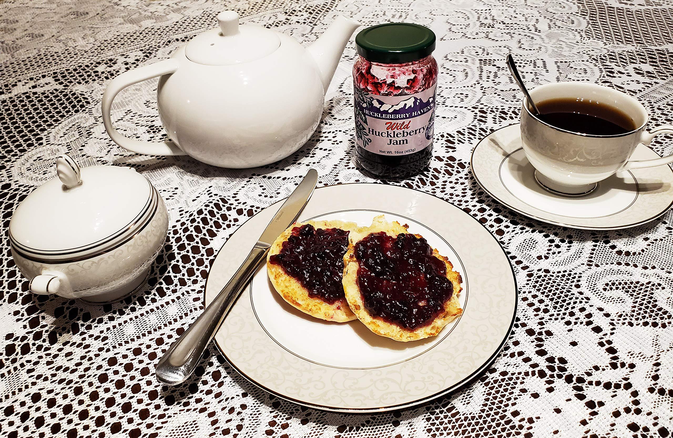 Taste the Wilderness Wild Huckleberry Jam, 16 ounces by Huckleberry Haven, Inc.