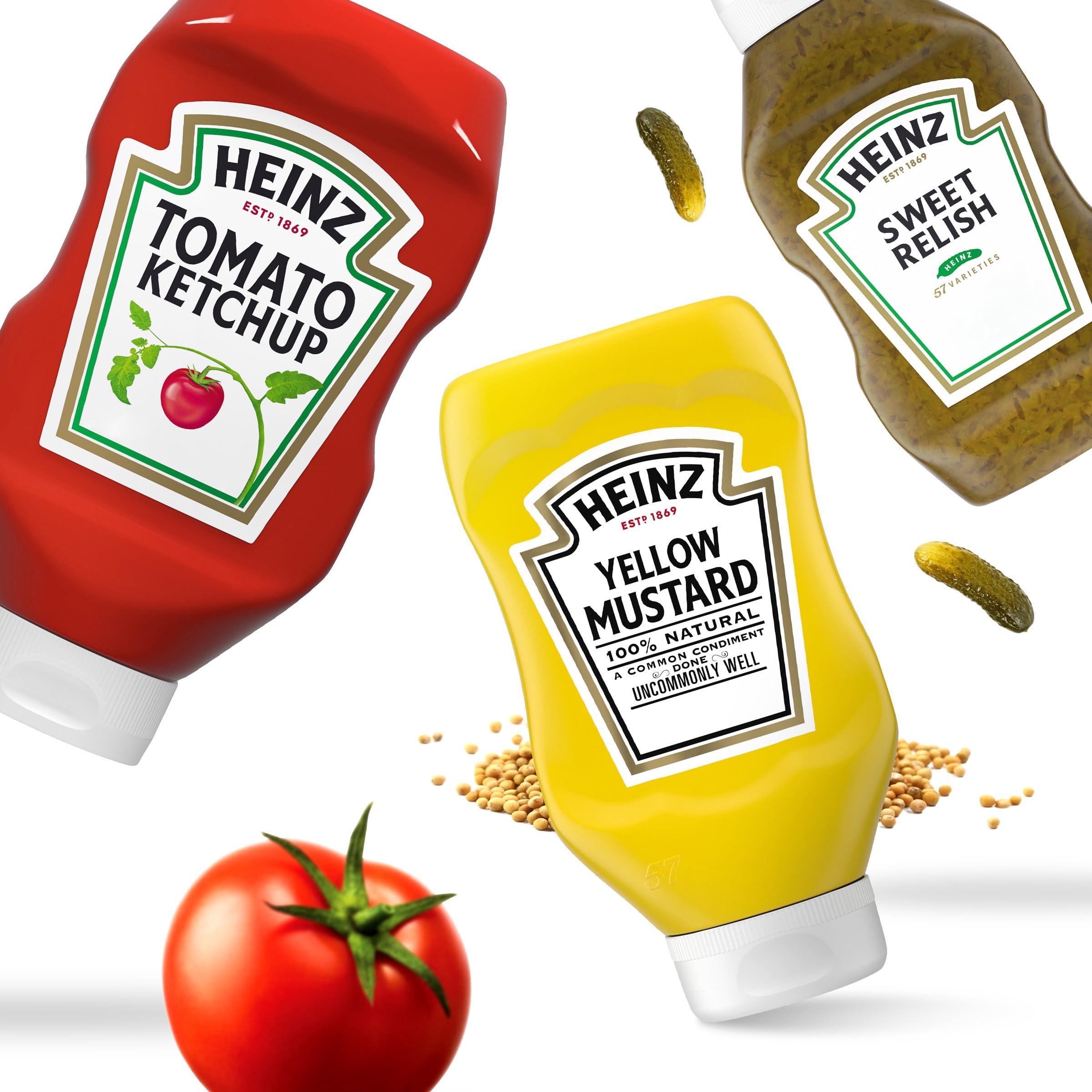 Heinz Heinz Tomato Ketchup, Sweet Relish & Yellow Mustard Grill Pack, 3 ct Pack