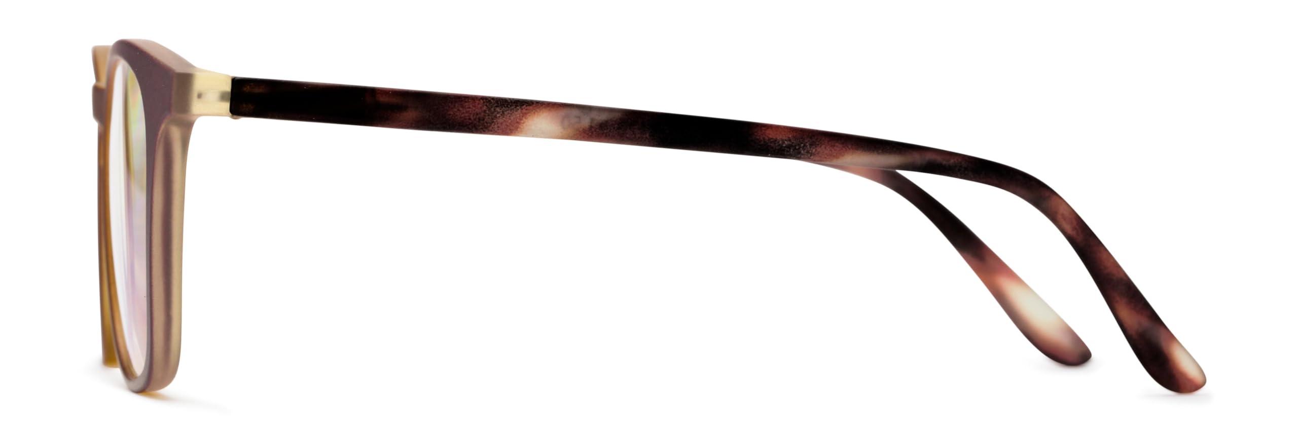 Readers Readers.com Reading Glasses: The Blaire Blue Light Reader square Style for Men and Women