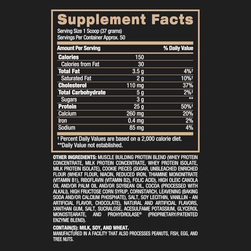 BPI Sports BPI Sports Whey HD Ultra Premium Protein Powder, Milk and Cookies, 4.1 Pound