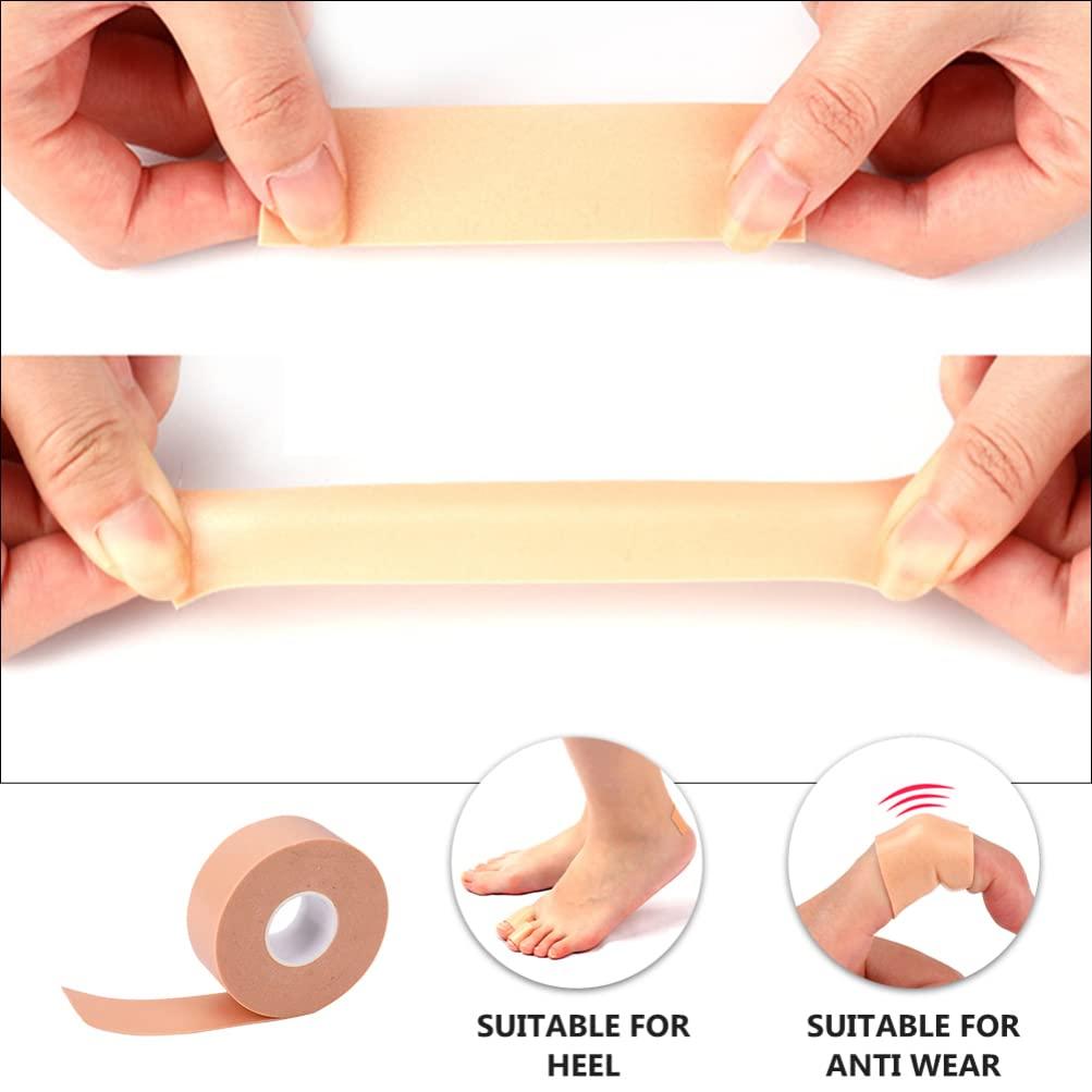 Healifty 3Pcs Anti-wear Stickers for Heels Anti- wear Foot Care Sticker Exercise Stickers Anti Tape Foot Protectors for feet Heel Stickers for Women pe Foam Patch Tape roll