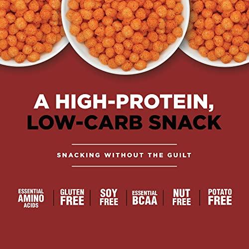 TWIN PEAKS INGREDIENTS Twin Peaks Low Carb, Keto Friendly Protein Puffs, Mesquite Barbecue (300g, 21g Protein, 2g Carbs)