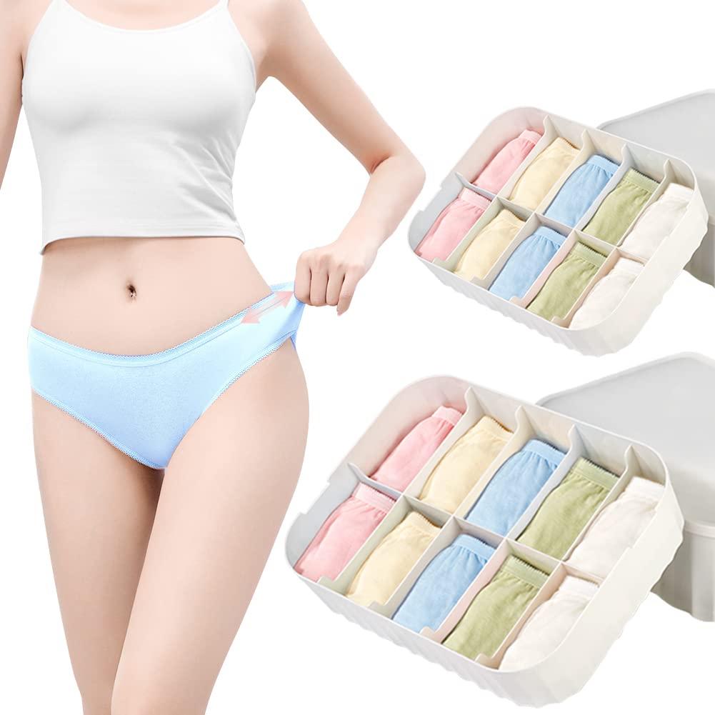 Travelcare 40 pack Women\'s Disposable 100% Cotton Underwear Ladies Briefs Panties for Travel Hotel Spa Hospital Stays Emergencies