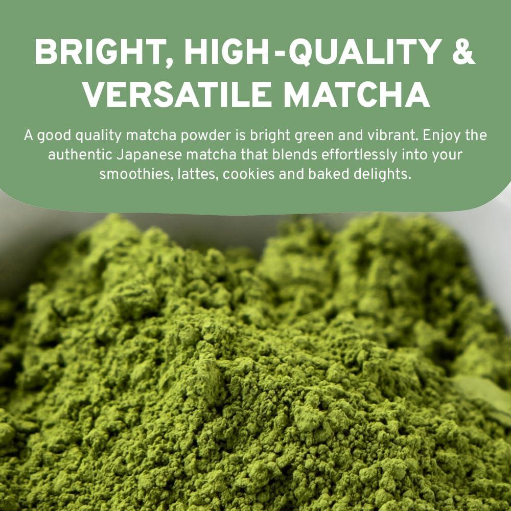 HANDPICK HANDPICK Japanese Organic Matcha Green Tea Powder (100 Servings) - Authentic Premium Second Flush Harvest | Resealable Ziplock Pouch