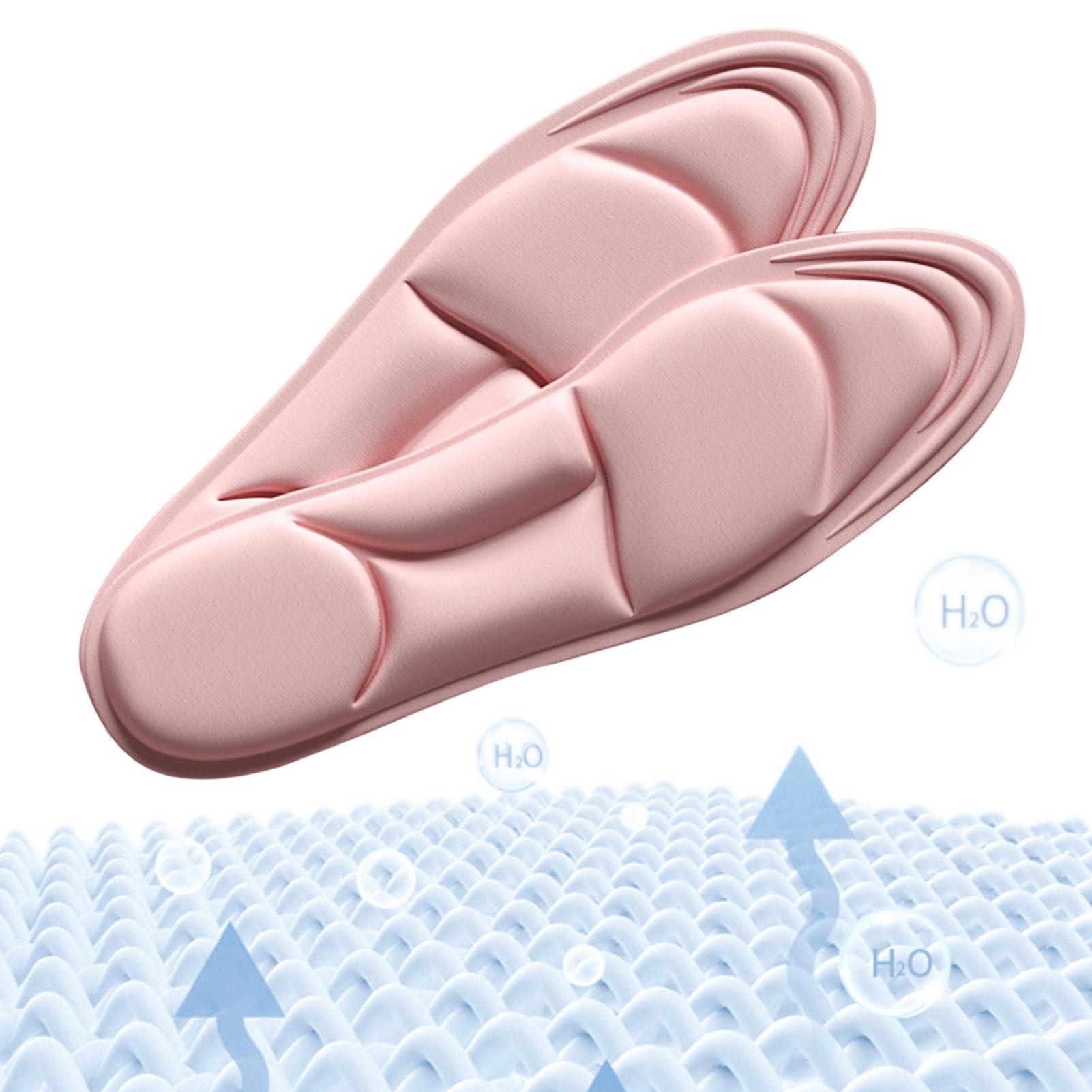 Generic Cushioned Insoles, Plush Insoles, Soft Gel Insoles, Replacement Shoe Inserts for Work Boot, Running Shoes, Hiking, Sneaker, Cushion Insoles Shock Absorbing for Foot Paisn Relief, Comfort Inner Soles