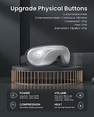 BINOXY Heated Eye Mask,USB Steam Warm Compress for Puffy Eyes Adjustable Temp Sleep Eye Mask for Dry Eye, Chalazion, Blepharitis, Stye (Color : B, Size : 21 * 9cm)