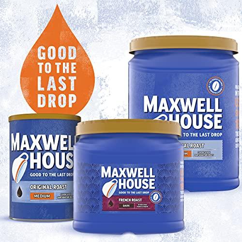MAXWELL HOUSE Maxwell House French Roast Dark Roast Ground Coffee (25.6 oz Canister)