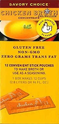 Savory Choice Savory Choice Chicken Broth Concentrate, 5.1 Ounce (Pack of 2)