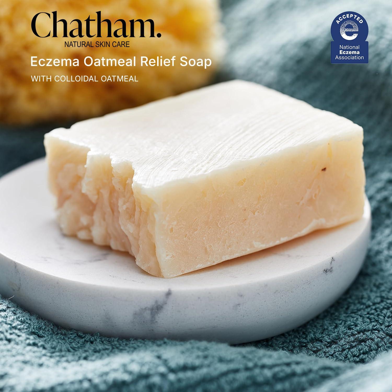 Chatham Natural Skin Care Chatham Natural Skin Care Eczema Relief Oatmeal Soap, oatmeal bath, treatment for eczema rosacea, psoriasis