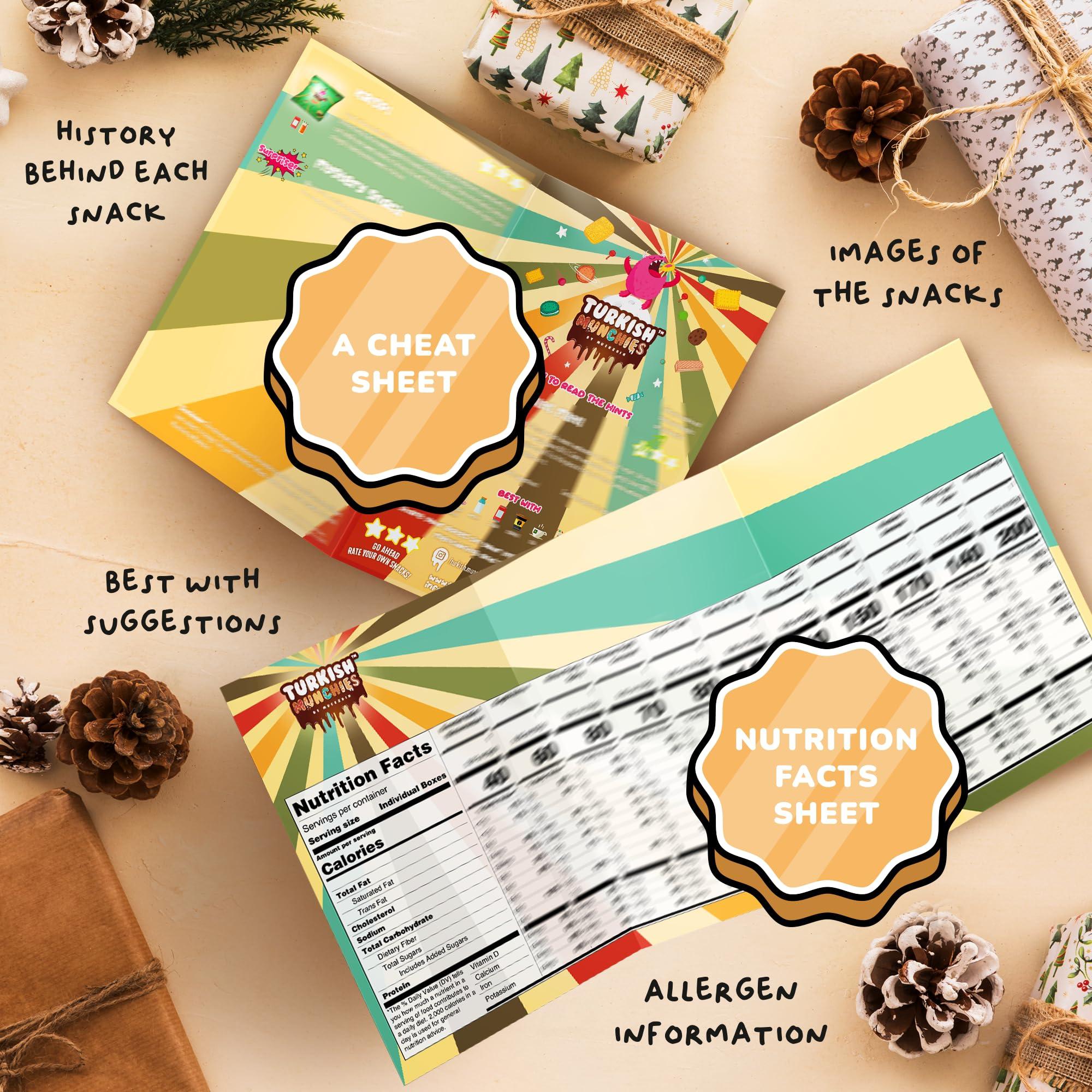 Turkish Munchies by Muekzoin International Snack Box | Premium Exotic Foreign Snacks | Unique Snack Food Gifts | Try Extraordinary Turkish Snacks | Candies from Around the World (Midi Green)