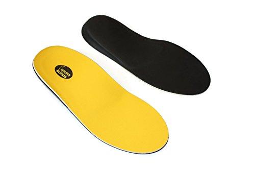 Samurai Insoles Samurai Insoles Sumos- Super-Padded Orthotics for Flat Feet- Perfect for Work Boots, Roomy Sneakers or Shoes (Mens 6-6 1/2 | Womens 8-8 1/2)