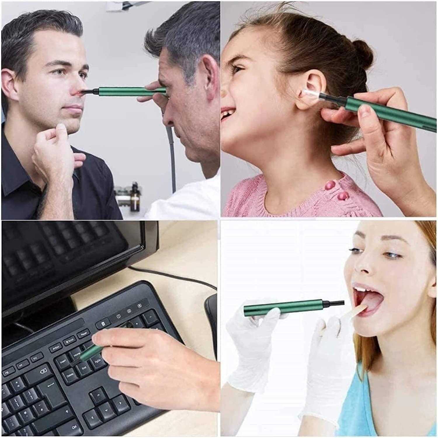 KouRy KouRy Portable Ear Wax Removal Tool, Ear Cleaner, Earwax Removal Kit, Ear Camera, Wireless Ear Remover Endoscope Otoscope Compatible with iPhone, iPad, Android Smart Phones