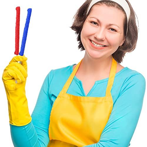 ULTECHNOVO ULTECHNOVO Duster Wands 1 Set Cleaning Brush Cleaning Stick Duster Small Duster Sticks Small Cleaning Brush Blind Duster Tool Detail Stick Mini Duster Window Blinds Plastic Cleaning Wands