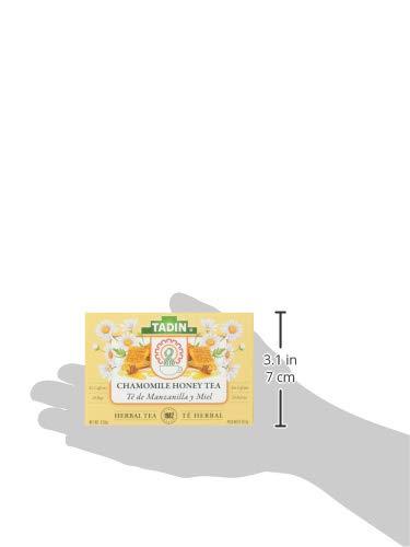 Tadin Tea TADIN TEA TEA BAG MANZANILLA CON MIEL,24 Count (Pack of 6)