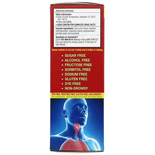 Giltuss Giltuss Diabetic Cough and Cold Syrup, Non-Drowsy Formula, Helps with Chest Congestion, Safe for People with Diabetes, Fructose Free, Grape Flavor, 4 Fl Oz, Bottle