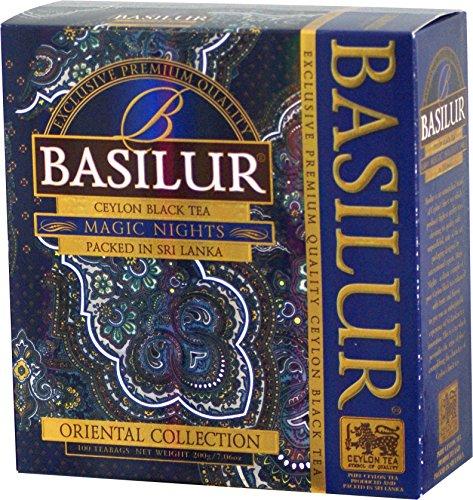 Basilur Basilur "Magic Night" Orintal Tea collection,Ceylon Black tea 100 Count String & Tag tea bags