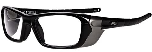 Colortrieve Phillips Q200 Radiation Protective Eye Glasses - Wrap Around Plastic Rectangle Frame, Medium