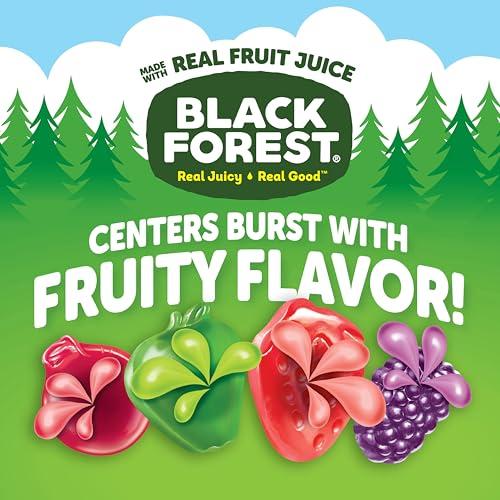 Black Forest Black Forest, Juicy Burst, Fruit Flavored Snacks, Mixed Fruit Flavors, A Juicy Burst of Natural Flavors, Made with Real Fruit Juice, 0.8 oz 22 ct