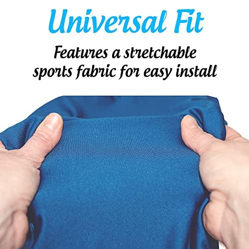 Top Glides Top Glides "Playful Purple" Universal Rollator Walker Seat and Backrest Covers (Purple)