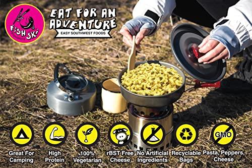 FISHSKI PROVISIONS FishSki Macaroni and Cheese, Hatch Red and Green Variety Pack (2 x 6oz Packs) 170g Each