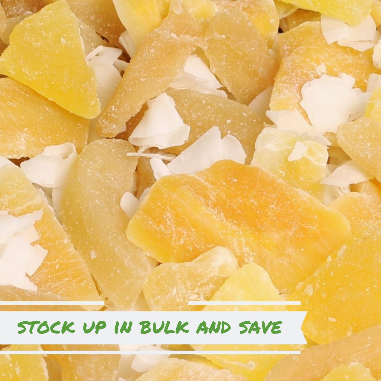 It\'s Delish Tropical Mixed Dried Fruit Medley - by Its Delish, 2 Lbs Bulk Bag | Healthy Snacks for Adults | Fresh Snack Mix Dry Fruit | Pineapple Mango Guava Coconut | Vegan, Kosher