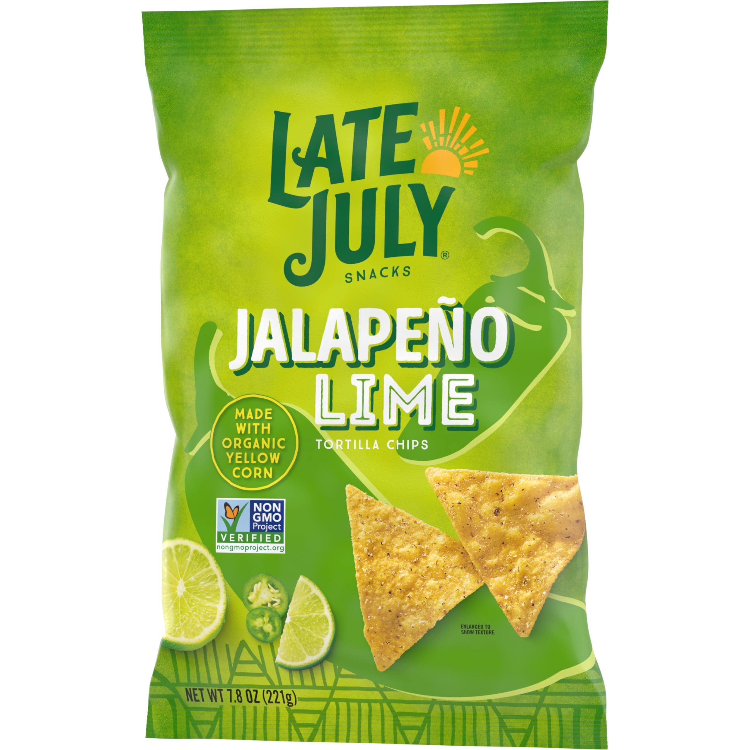 Late July Late July Snacks Jalapeño Lime Tortilla Chips, 7.8 Oz