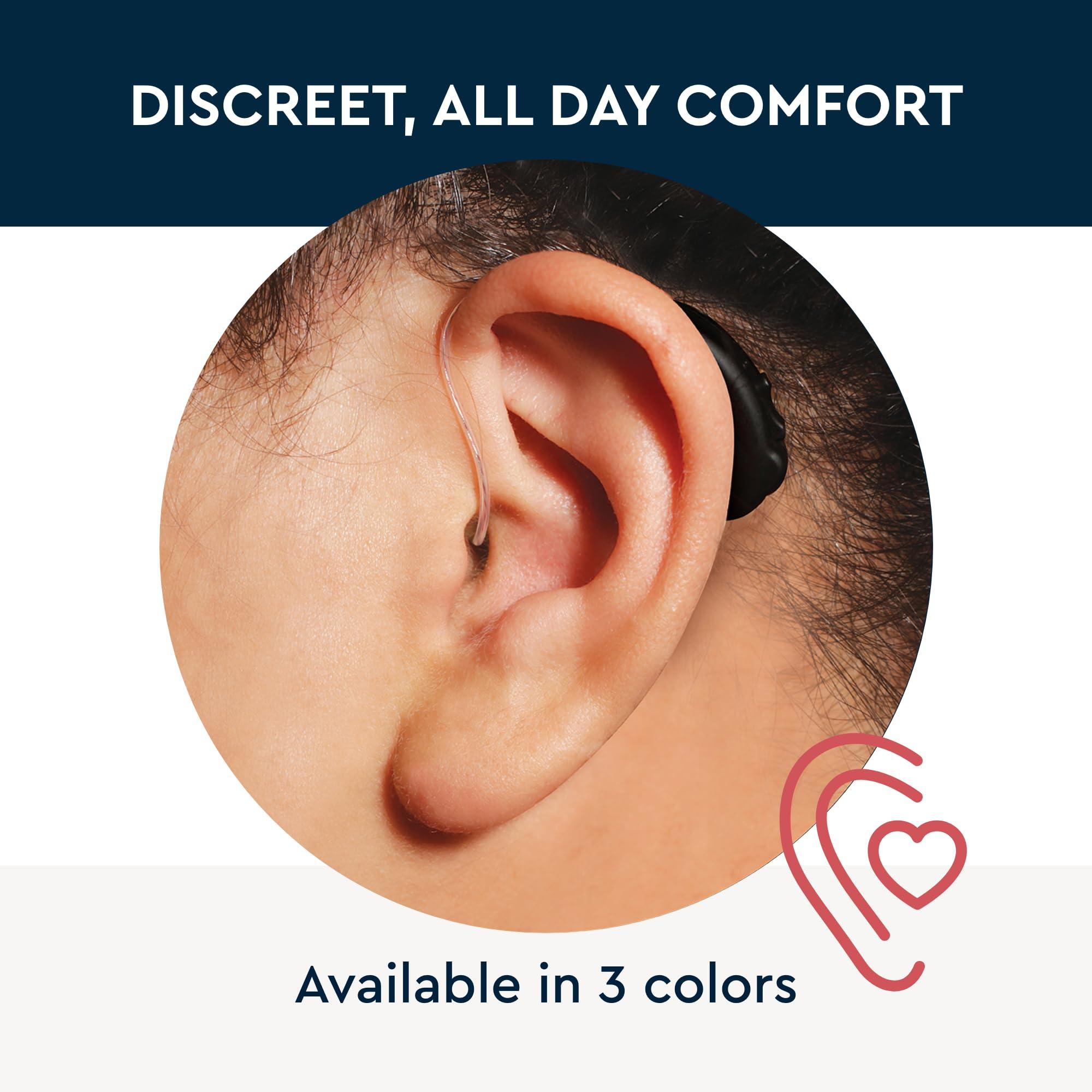 Lucid Hearing Lucid Hearing Engage Premium OTC Hearing Aids (Compatible with iPhone, Black)