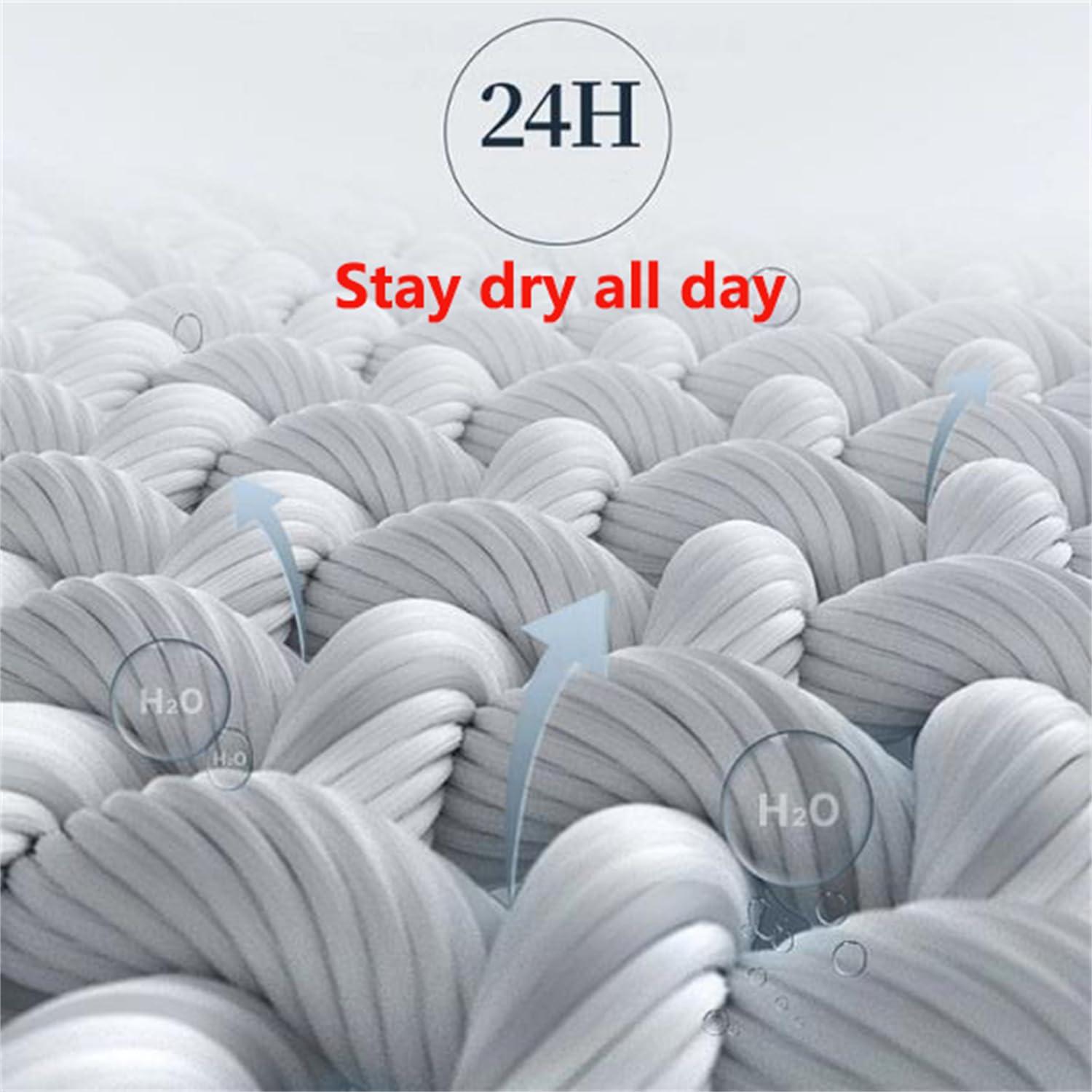 Generic Washable Incontinence Underwear Heavy Leakage for Men, leakproof incontinence underwear for women washable plus size (Gray,2XL)