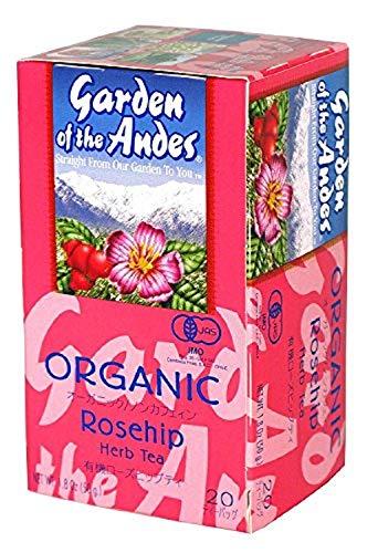 Garden of the Andes Garden of the Andes 100% Organic Herbal Tea, Rosehip and Hibiscus, 20-Count