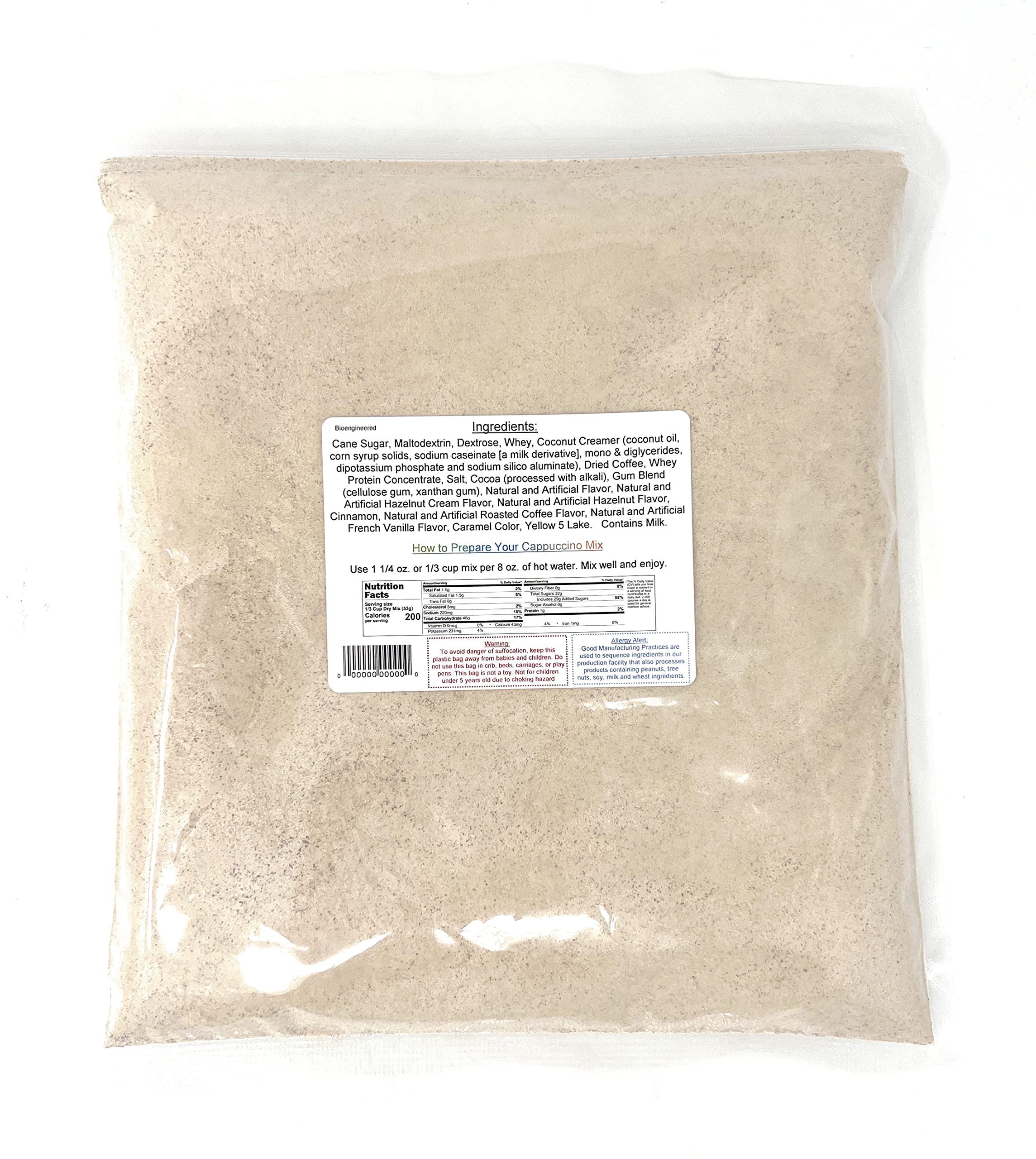 YANKEETRADERS YANKEETRADERS Cinnamon Vanilla Nut Instant Cappuccino Mix, 2 Pounds (Make Hot or Iced or Frozen)