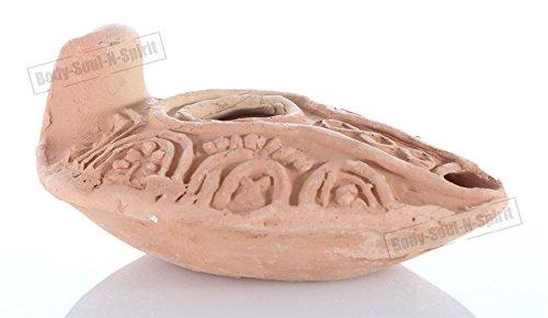 Body-Soul-n-Spirit Oil Lamps Lot of 12 HERODIAN OIL LAMP Ancient Biblical Antique Replica Israel Judaica