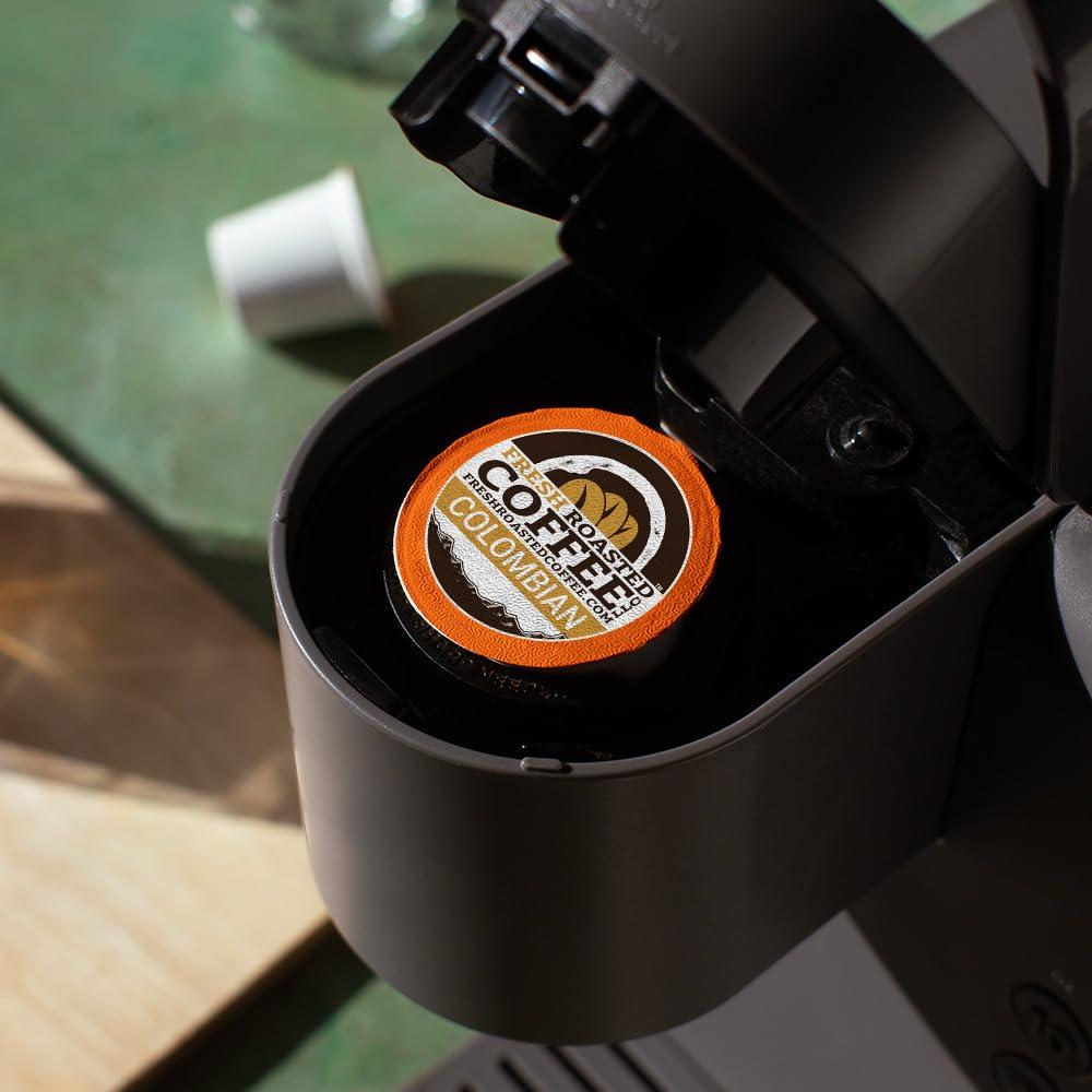 Fresh Roasted Coffee Fresh Roasted Coffee, Colombian, Medium Roast, 96 Pods for K Cup Brewers