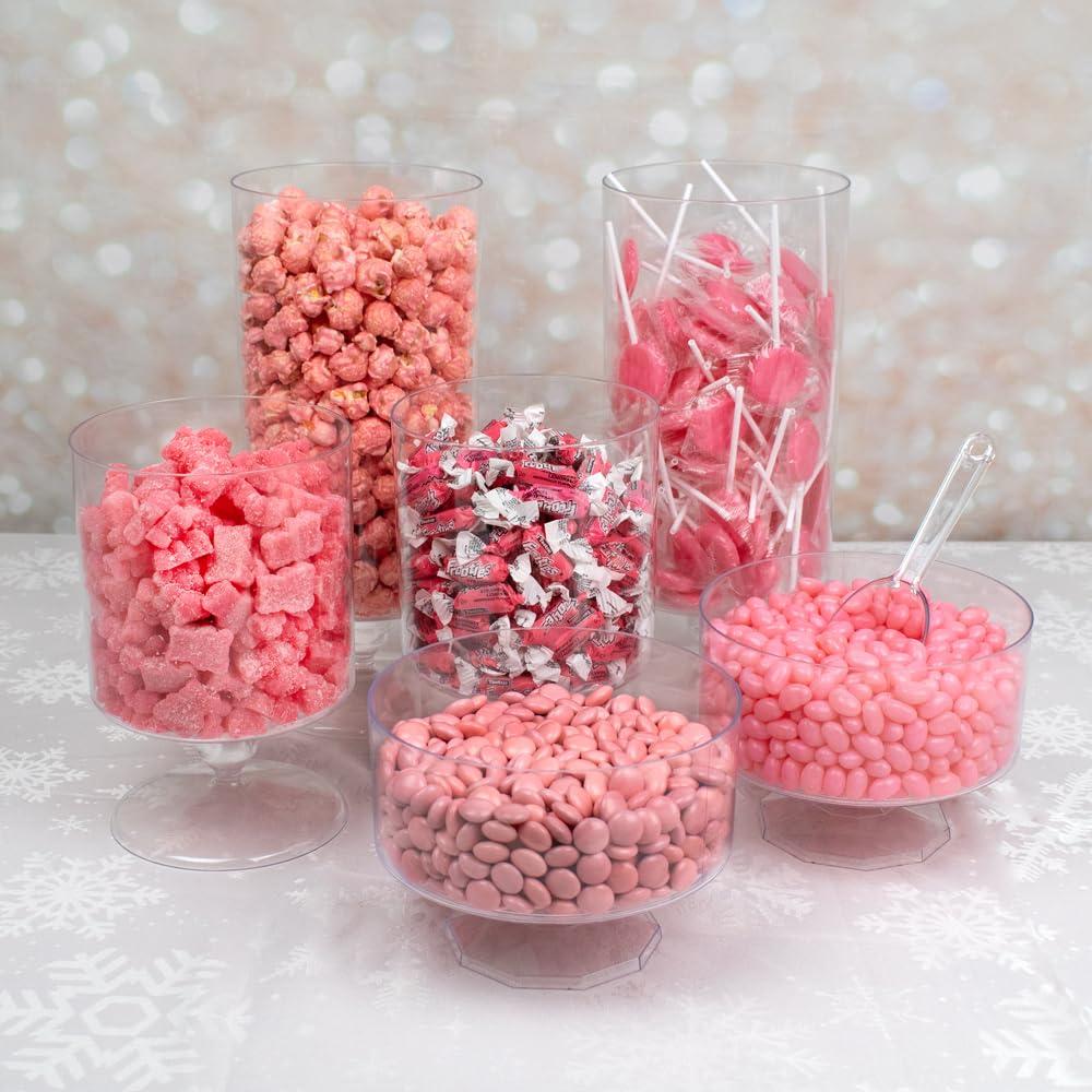 Just Candy Pink Candy Buffet Bulk Party Supplies (Feeds 12-18)