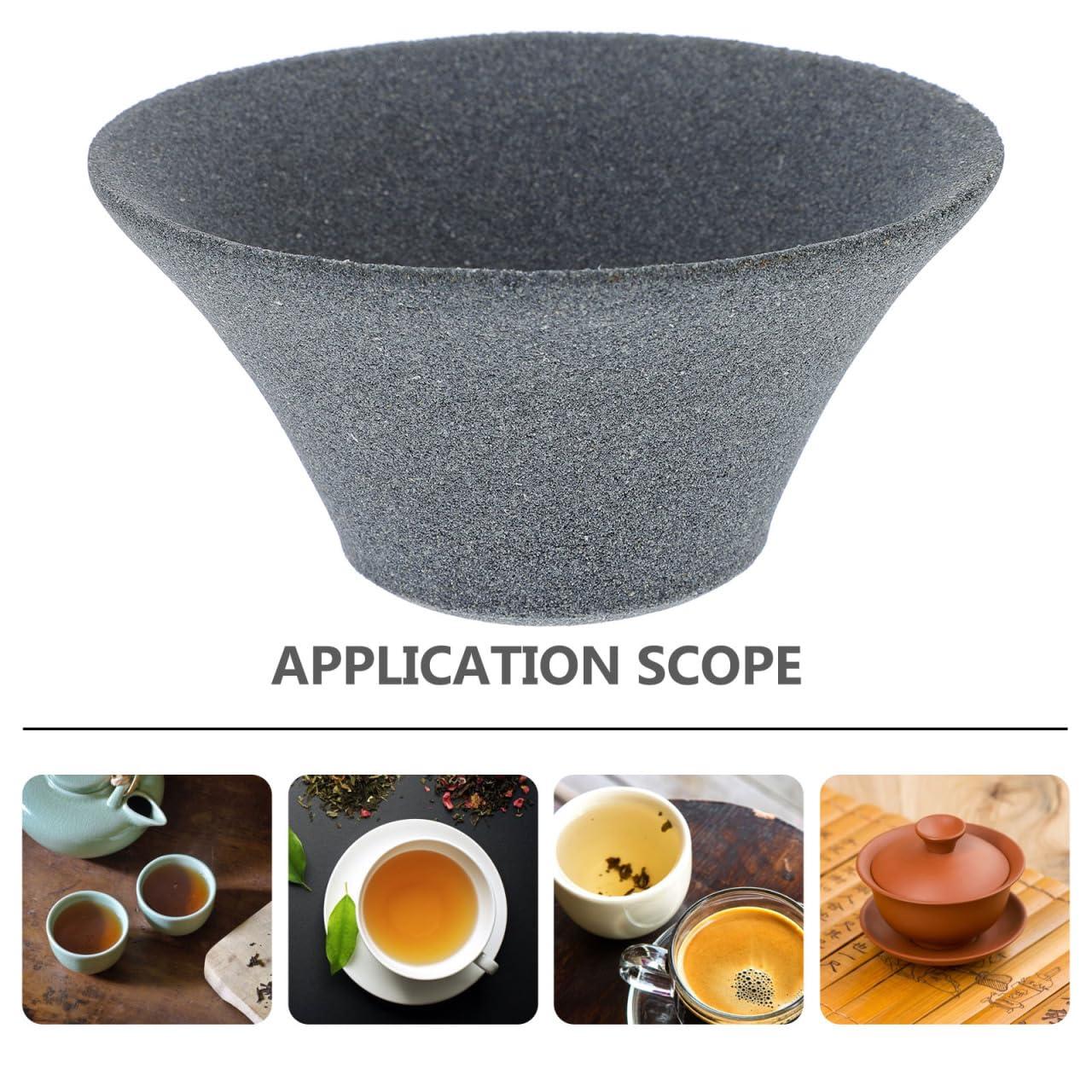 Healeved 2pcs Non-porous Tea Strainer Ceramic Tea Filter Reusable Coffee Dripper Paperless Reusable Infuser Paperless Coffee Infuser Tea Infuser Ceramic Tea Strainer Ceramic Coffee Filter