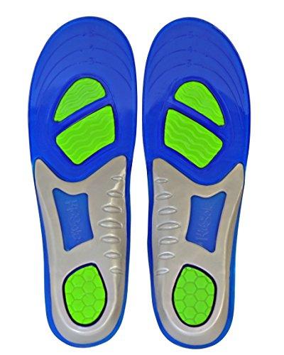 KidSole Children's Athletic Gel Insoles for Cushion and Comfort for Active Children ((24 CM) Kids Size 2-6)