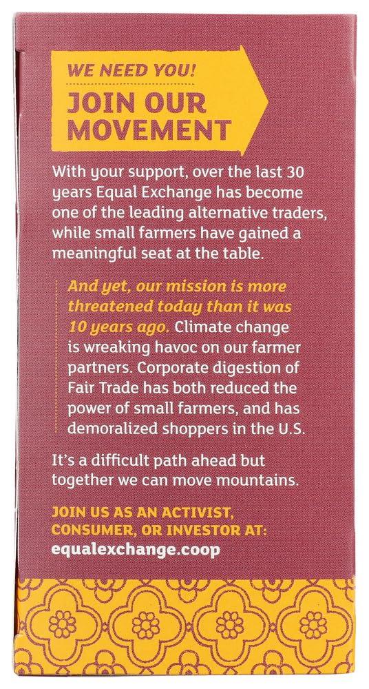 Equal Exchange Equal Exchange Herbal Tea, Organic Rooibos, Caffeine Free, 20 Tea Bags, 1.41 oz (40 g)