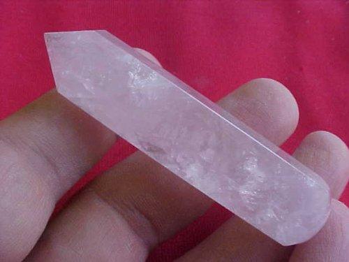 Gemquartz F5406 Rosequartz Massage Wand Transparent Gemmy