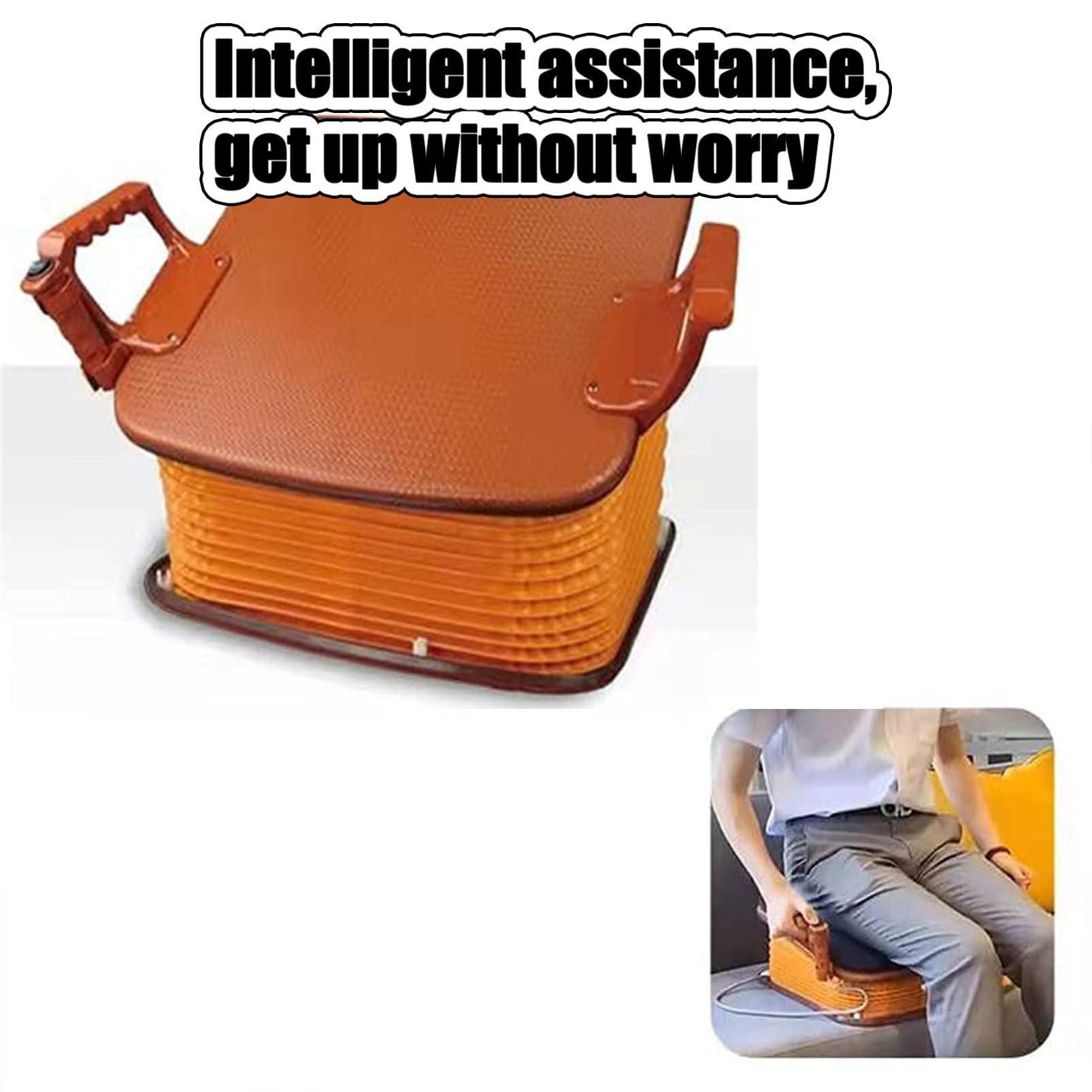 GJAGXQ GJAGXQ Lifting Cushion,Powered Lift Cushion, Portable Lifting Seat and Chair Lift, Electric Lift Seat Assist Cushion, for Elderly&Handicap or Disabled That is Also Self-Powered.