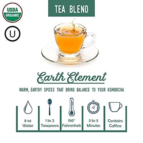 Fermentaholics Fermentaholics - Element Kombucha Tea Blends (Earth Kombucha Tea Blend) | Fermentaholics USDA Certified Organic Earth Kombucha Tea Blend | Kosher Certified