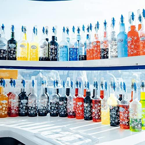 SNOWIE SNOWIE - Natural Flavor Powders , Just Add Water & Sugar Shaved Ice Flavor Syrup (Blue Razzleberry, 4 (1pt) Sticks)