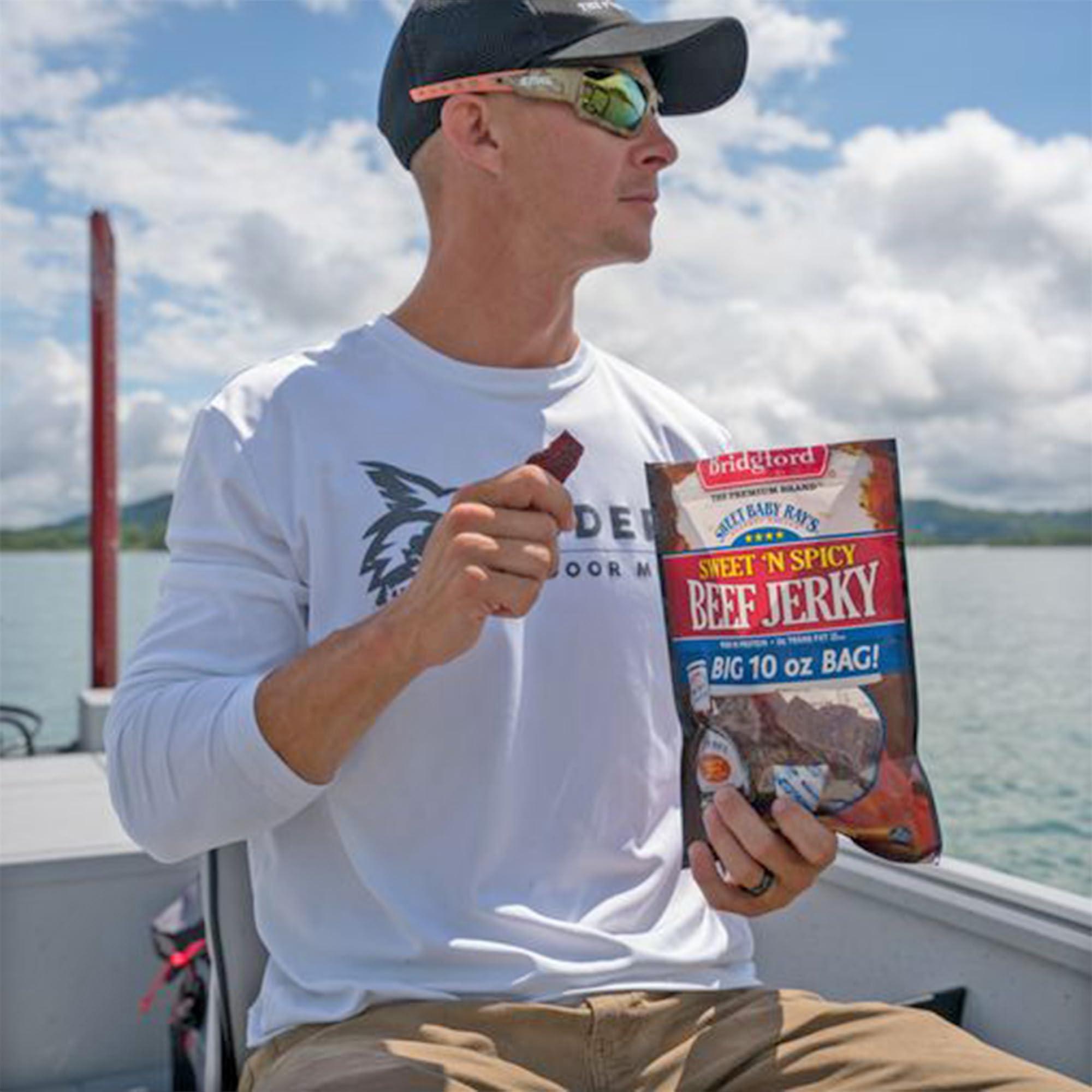 Bridgford Bridgford Sweet Baby Rays Beef Jerky Sweet N Spicy 10 oz Pack of 2 - High Protein Sweet and Spicy Beef Jerky for Your Dietary Preference - Ready-to-Eat Spicy Beef Jerky for On-the-Go Snacking