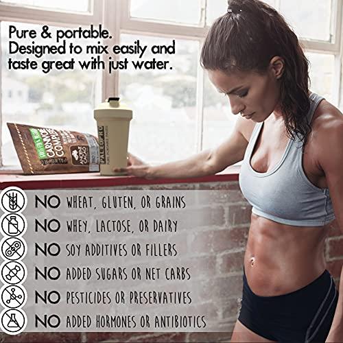 Paleo Pro PaleoPro Carnivore Complete (Ancient Cacao) Pastured & Cage-Free Protein, Grass-Fed Beef Tallow, Beef Organs | No Sugar, Soy, Grains or Net Carbs | Gluten Free. Paleo & Keto Macros (15 Servings)