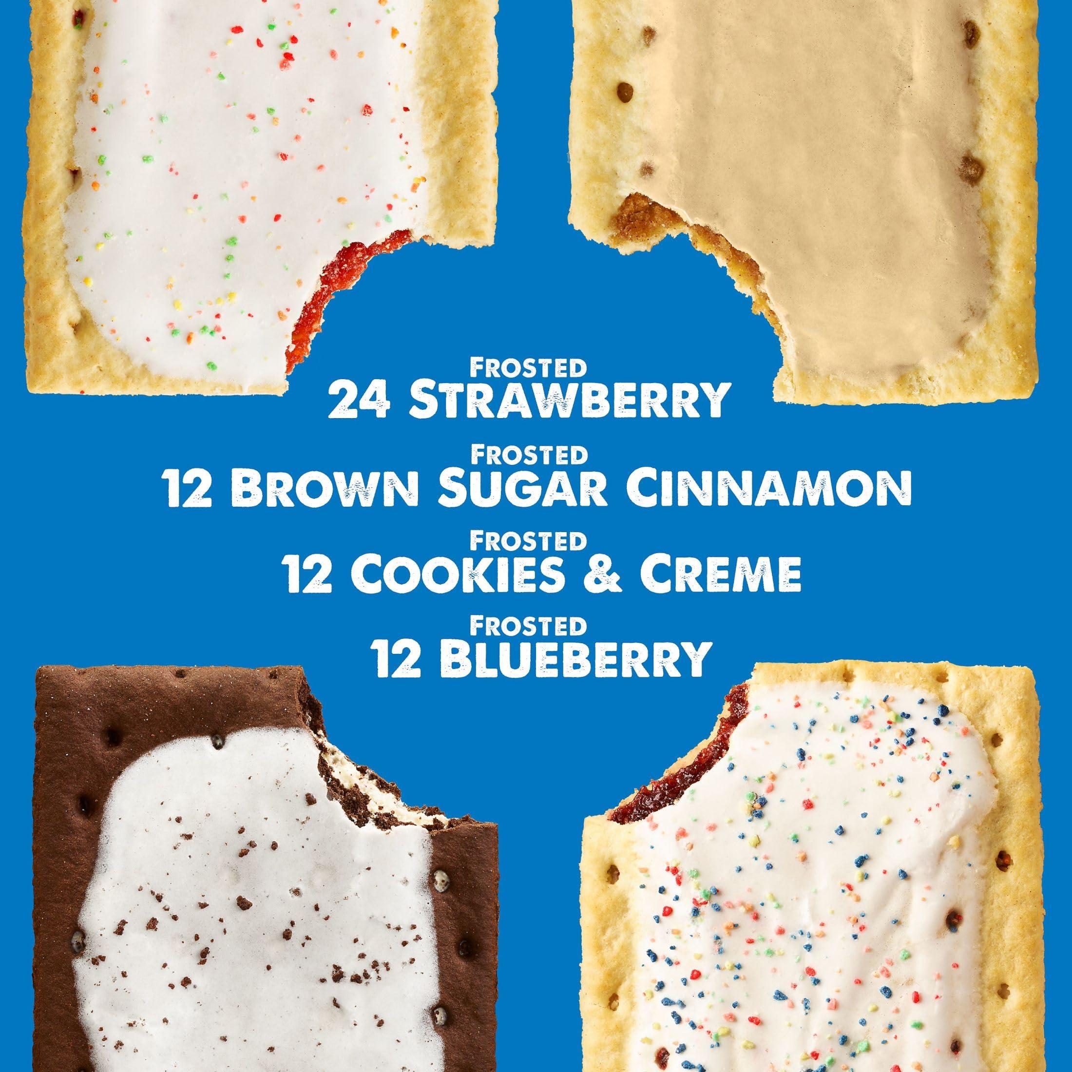 Pop-Tarts Pop-Tarts Toaster Pastries, Breakfast Foods, Kids Snacks, Variety Pack (5 Boxes, 60 Pop-Tarts)