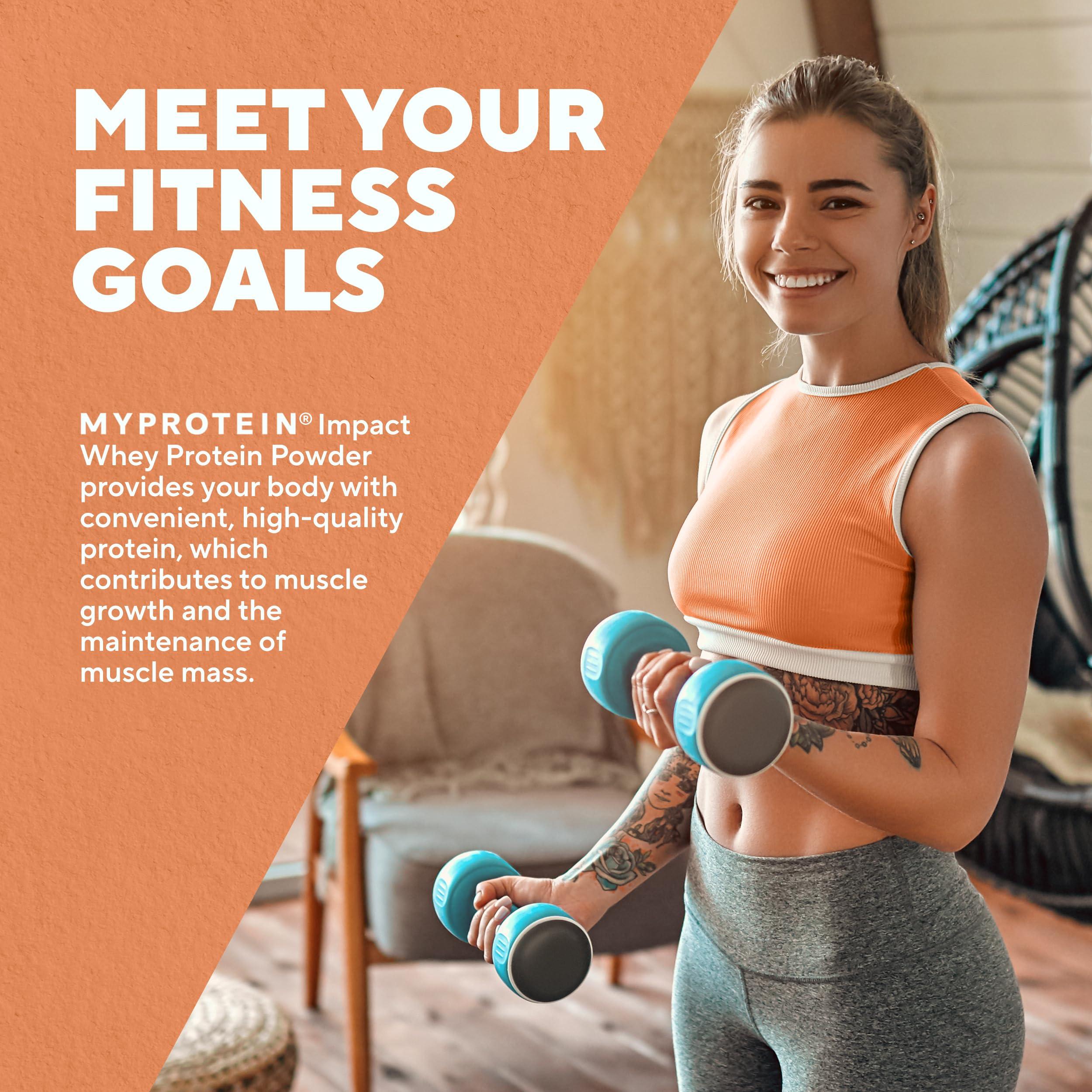 Myprotein Myprotein Impact Whey Protein Powder, 2.2 Lbs (31 Servings) Salted Caramel, 22g Protein & 5g BCAA Per Serving, Protein Shake for Superior Performance