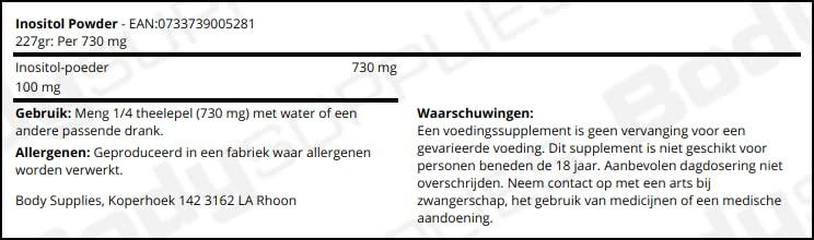 Now Foods Inositol Powder - 8 oz (227 Grams) by NOW