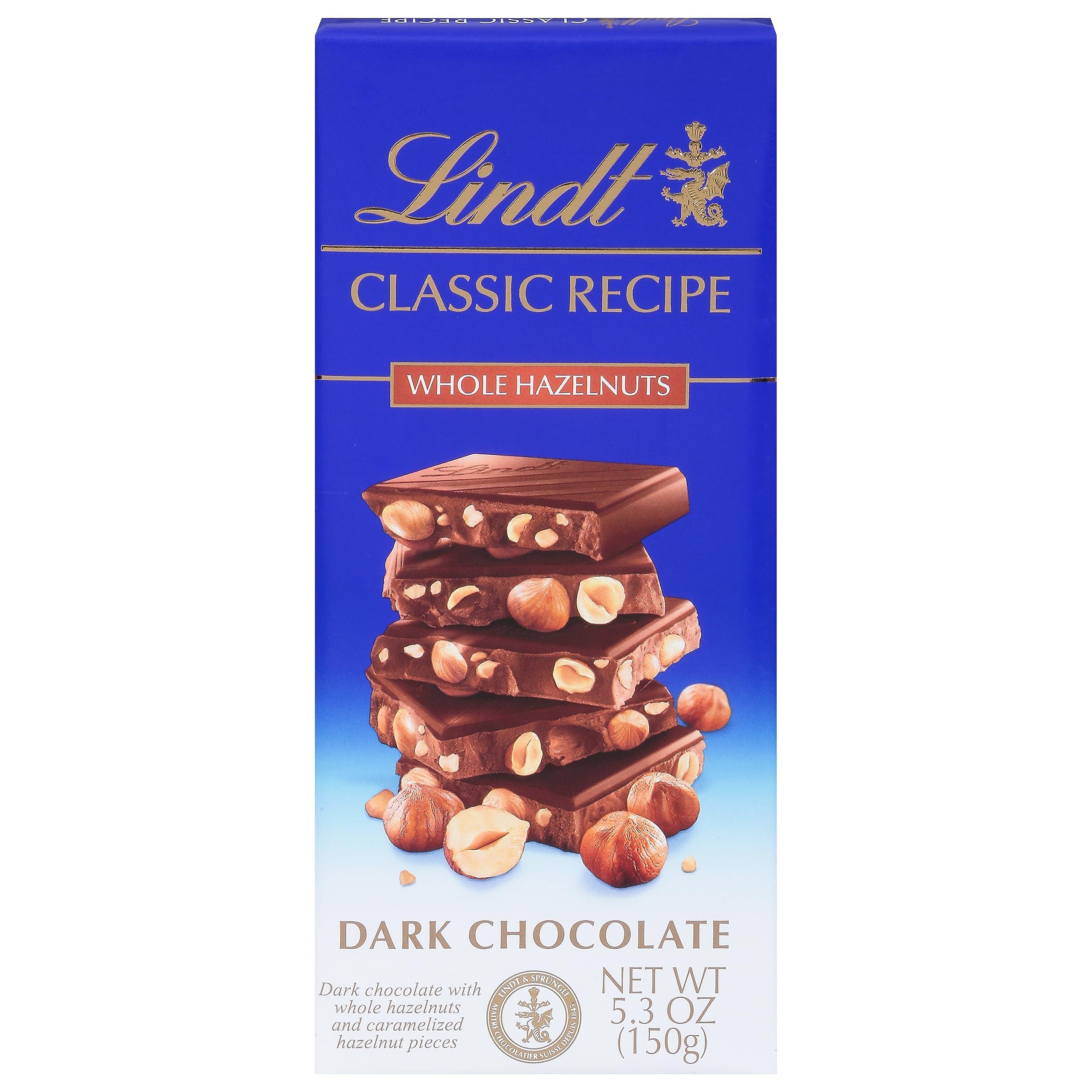 Lindt Dark Hazelnut Les Grandes Bar