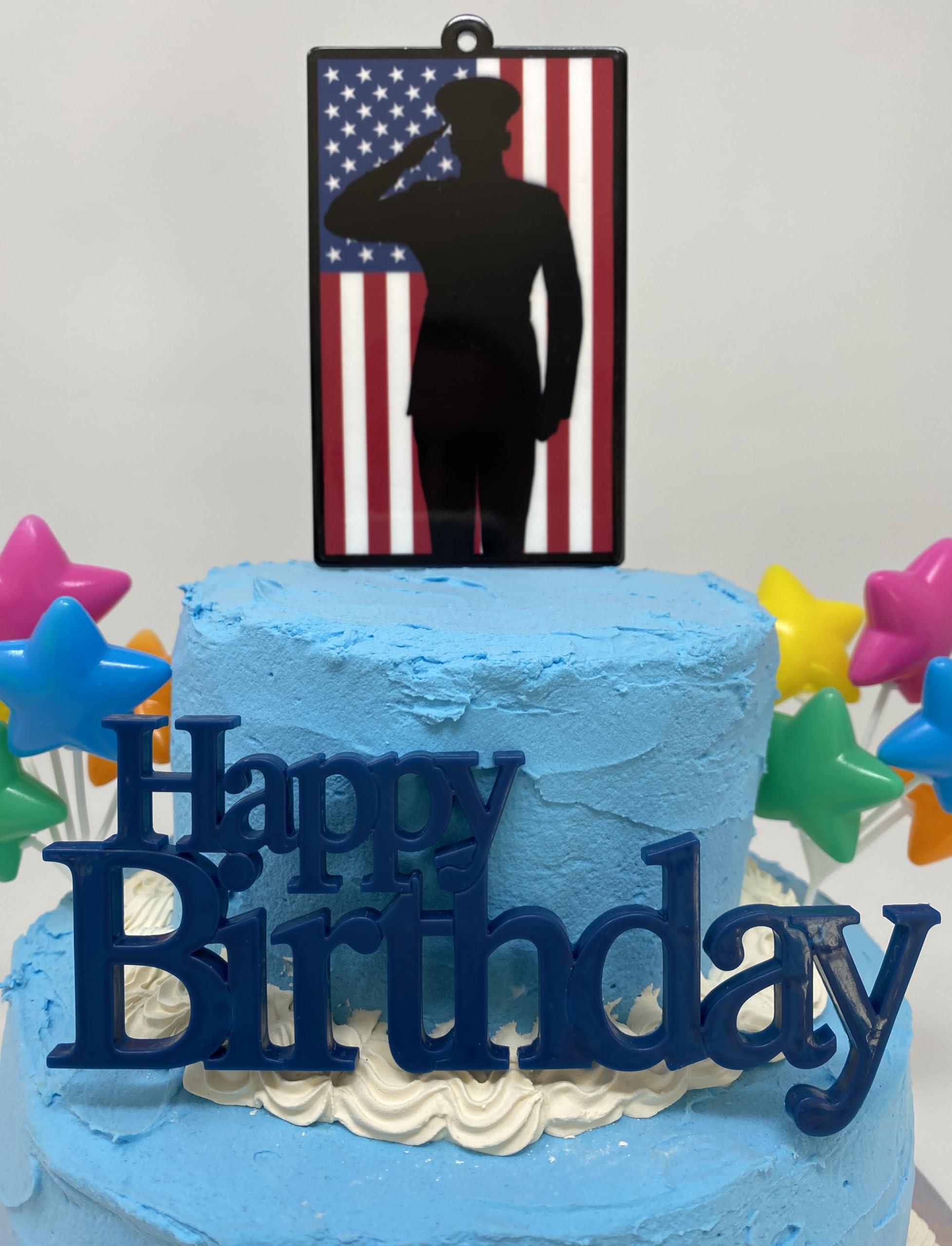 Generic Generic Marines Armed Forces Cake Topper Set